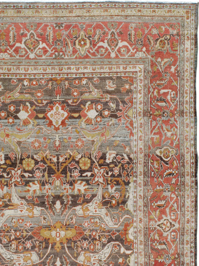 Antique Persian Malayer Carpet, No.22917 - Staging