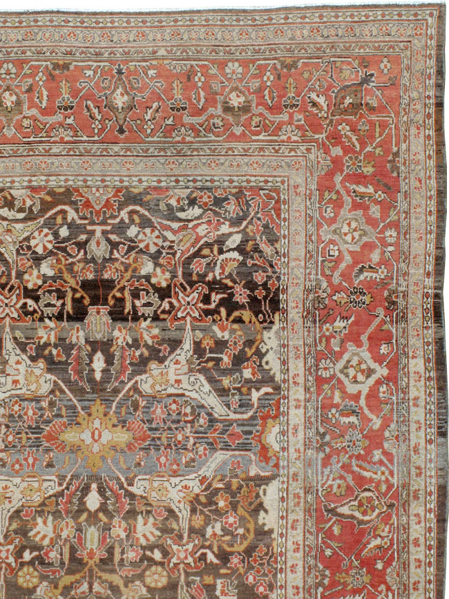 Antique Persian Malayer Carpet, No.22917 - Staging
