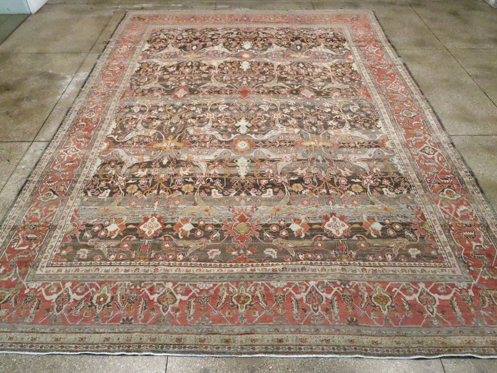 Antique Persian Malayer Carpet, No.22917 - Staging