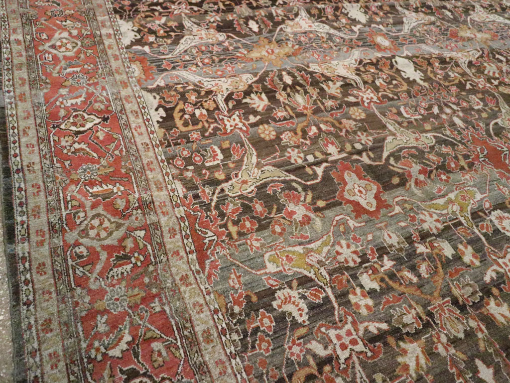 Antique Persian Malayer Carpet, No.22917 - Staging