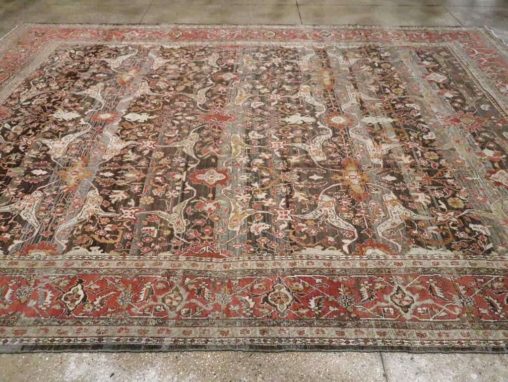 Antique Persian Malayer Carpet, No.22917 - Staging