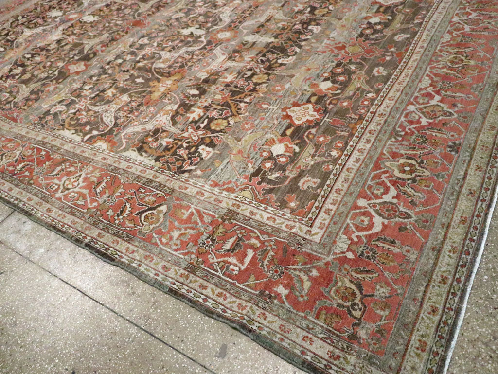 Antique Persian Malayer Carpet, No.22917 - Staging