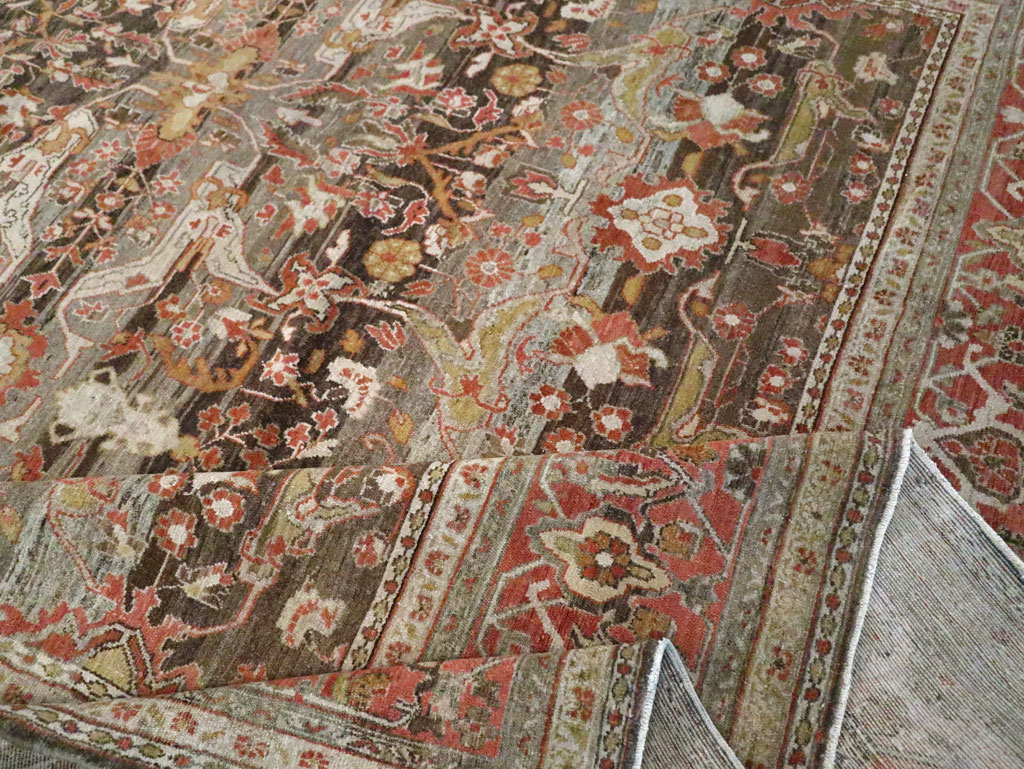 Antique Persian Malayer Carpet, No.22917 - Staging