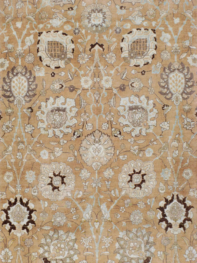 Antique Persian Tabriz Carpet, No.22919 - Staging