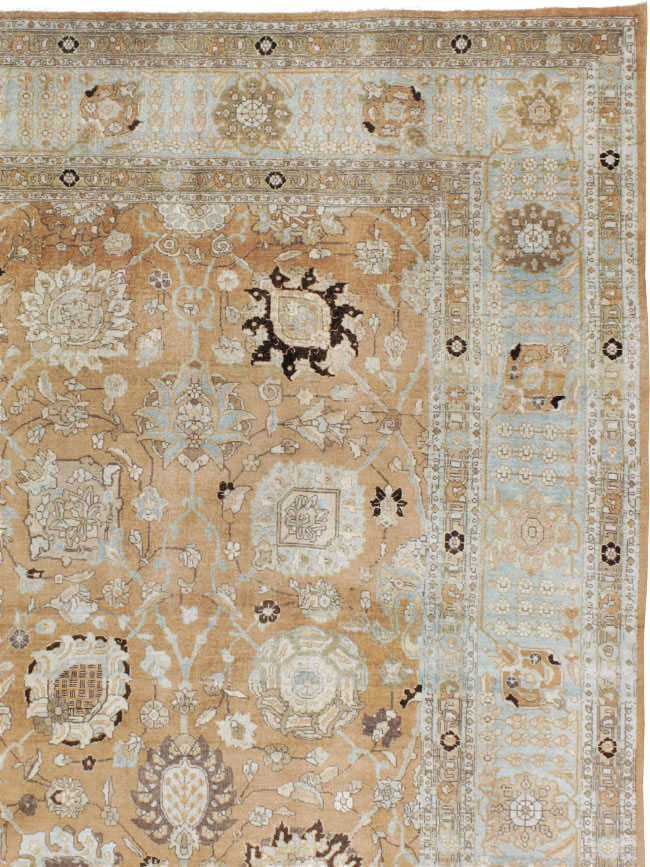 Antique Persian Tabriz Carpet, No.22919 - Staging