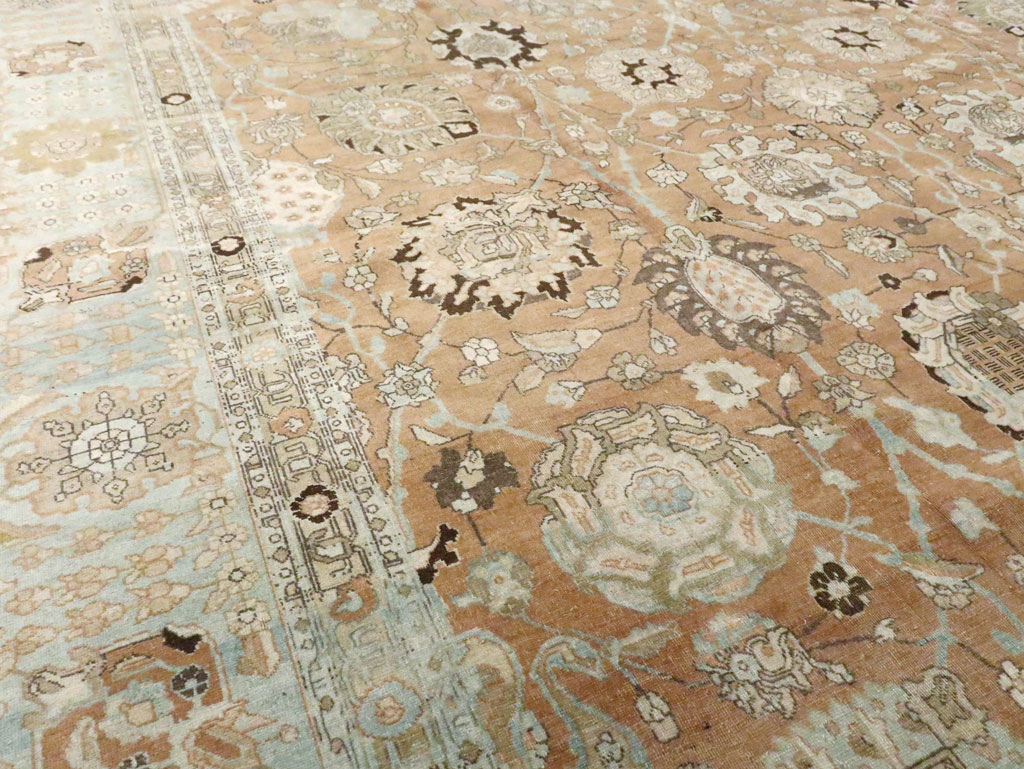 Antique Persian Tabriz Carpet, No.22919 - Staging