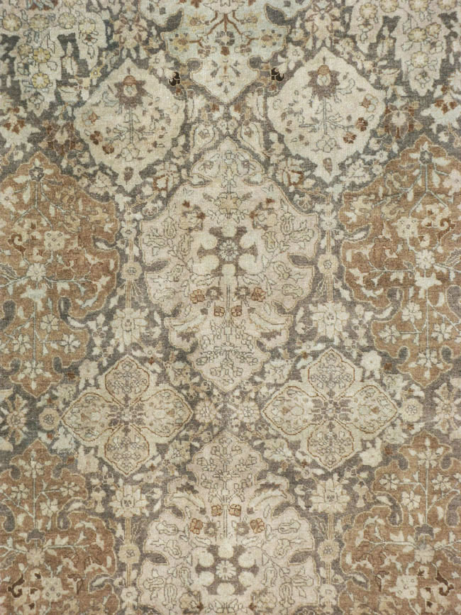 Antique Persian Tabriz Carpet, No.22920 - Staging