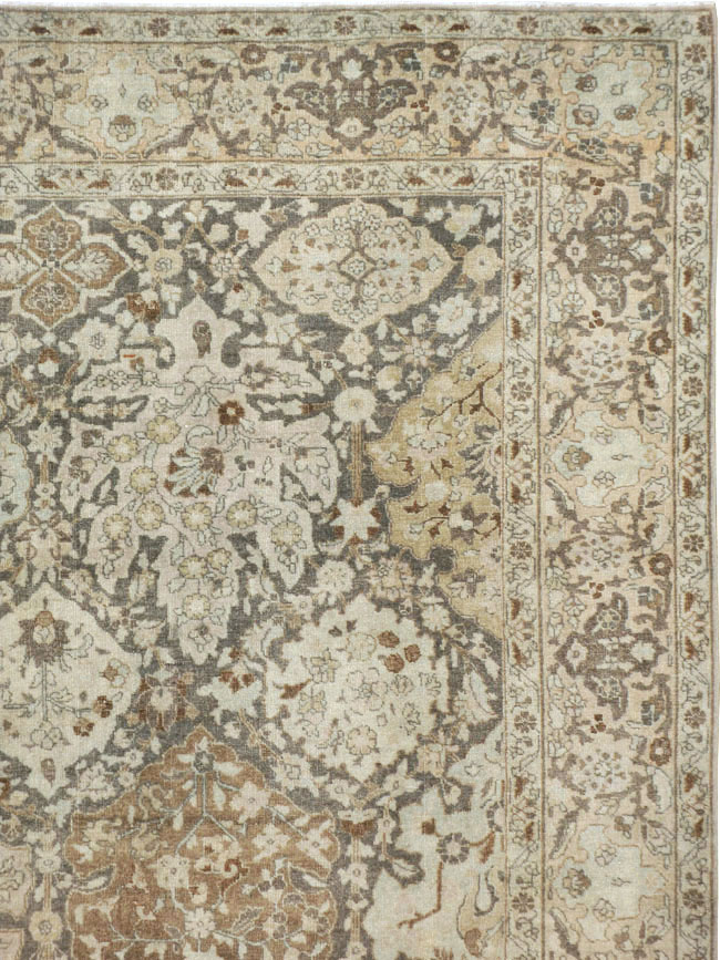 Antique Persian Tabriz Carpet, No.22920 - Staging