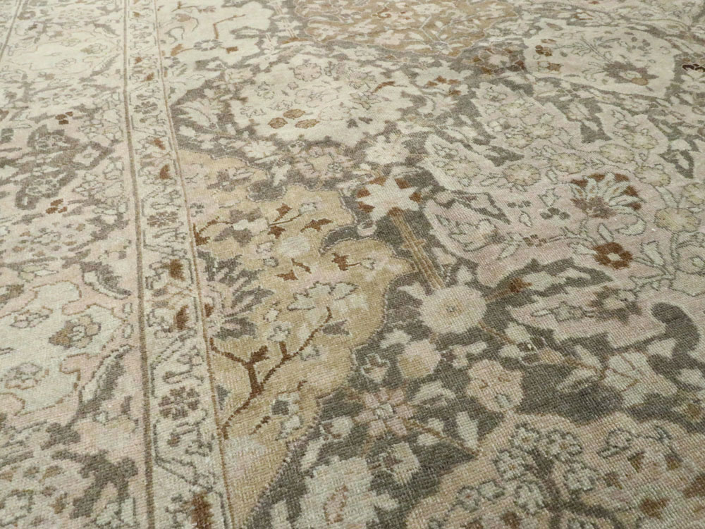 Antique Persian Tabriz Carpet, No.22920 - Staging