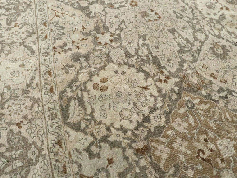 Antique Persian Tabriz Carpet, No.22920 - Staging