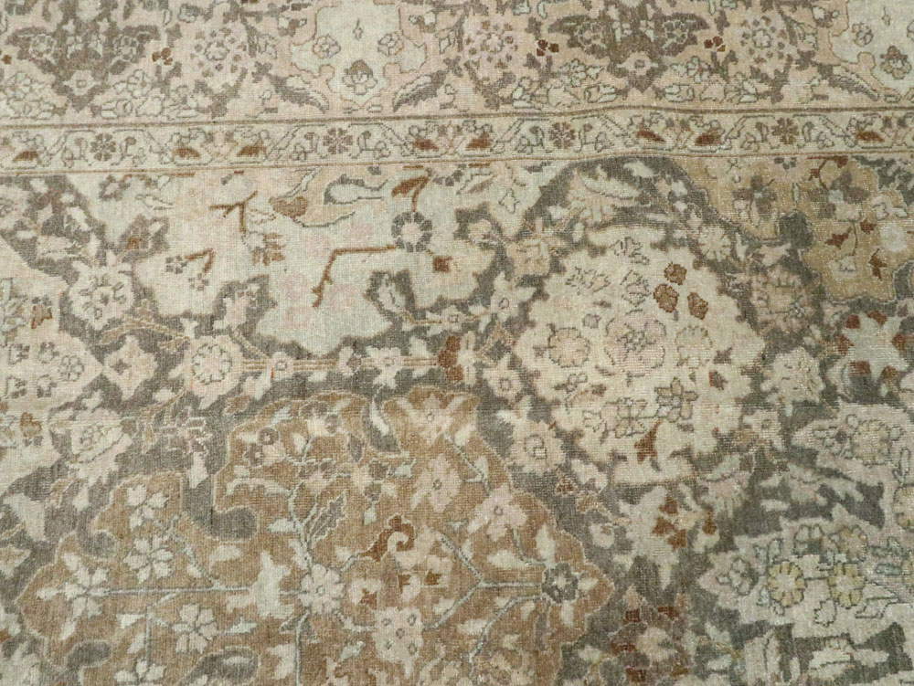 Antique Persian Tabriz Carpet, No.22920 - Staging