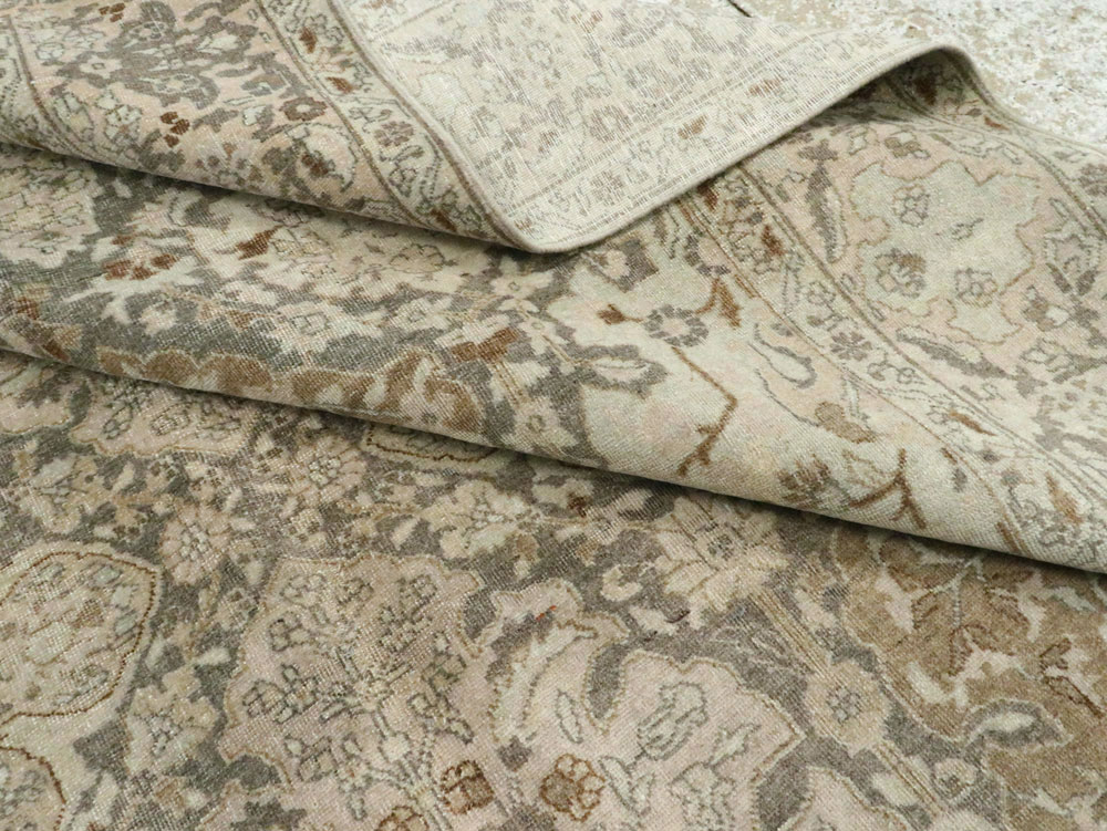 Antique Persian Tabriz Carpet, No.22920 - Staging