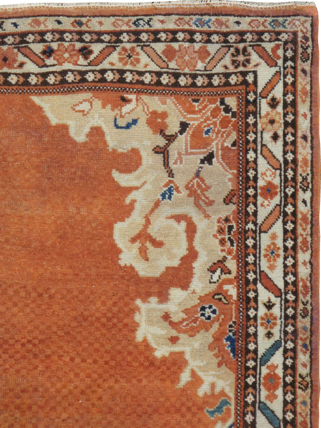 Vintage Persian Mahal Rug, No.22946 - Staging