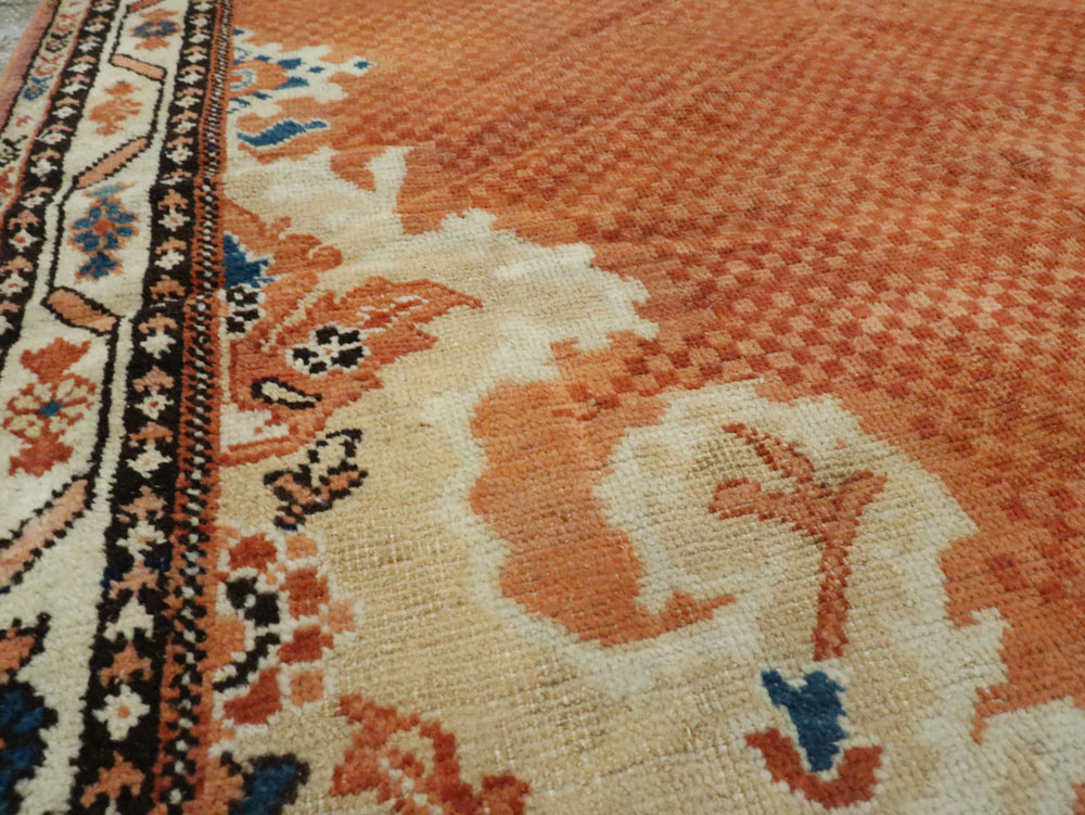 Vintage Persian Mahal Rug, No.22946 - Staging
