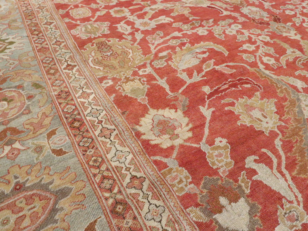 Antique Persian Sultanabad Carpet, No.22950 - Staging