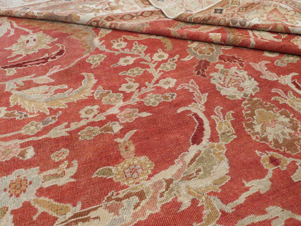 Antique Persian Sultanabad Carpet, No.22950 - Staging