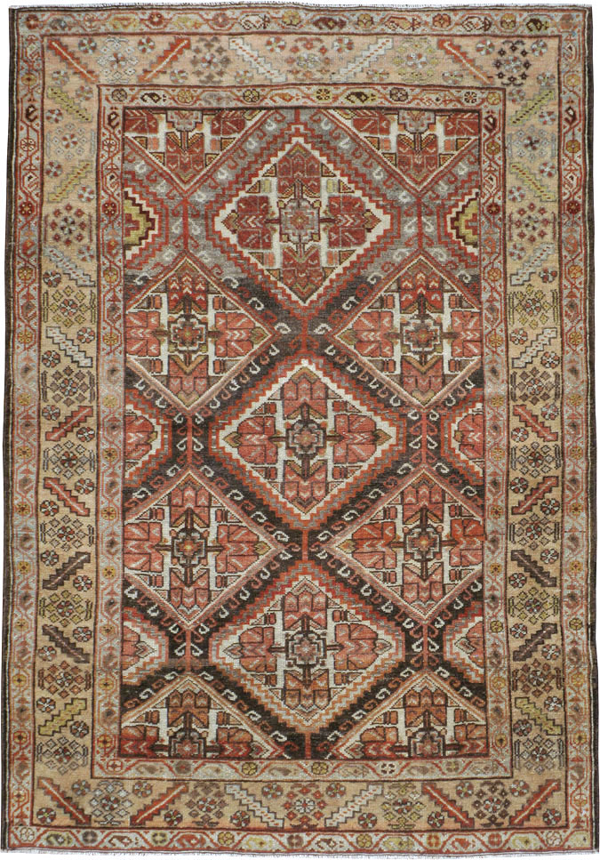 Vintage Persian Malayer Rug, No.22952 - Staging
