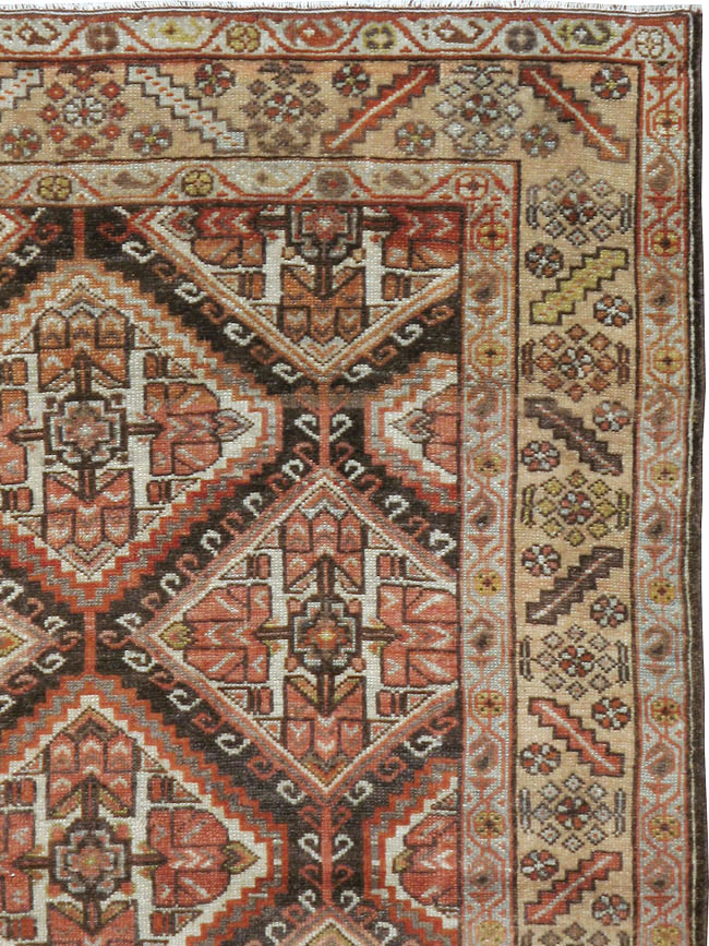 Vintage Persian Malayer Rug, No.22952 - Staging