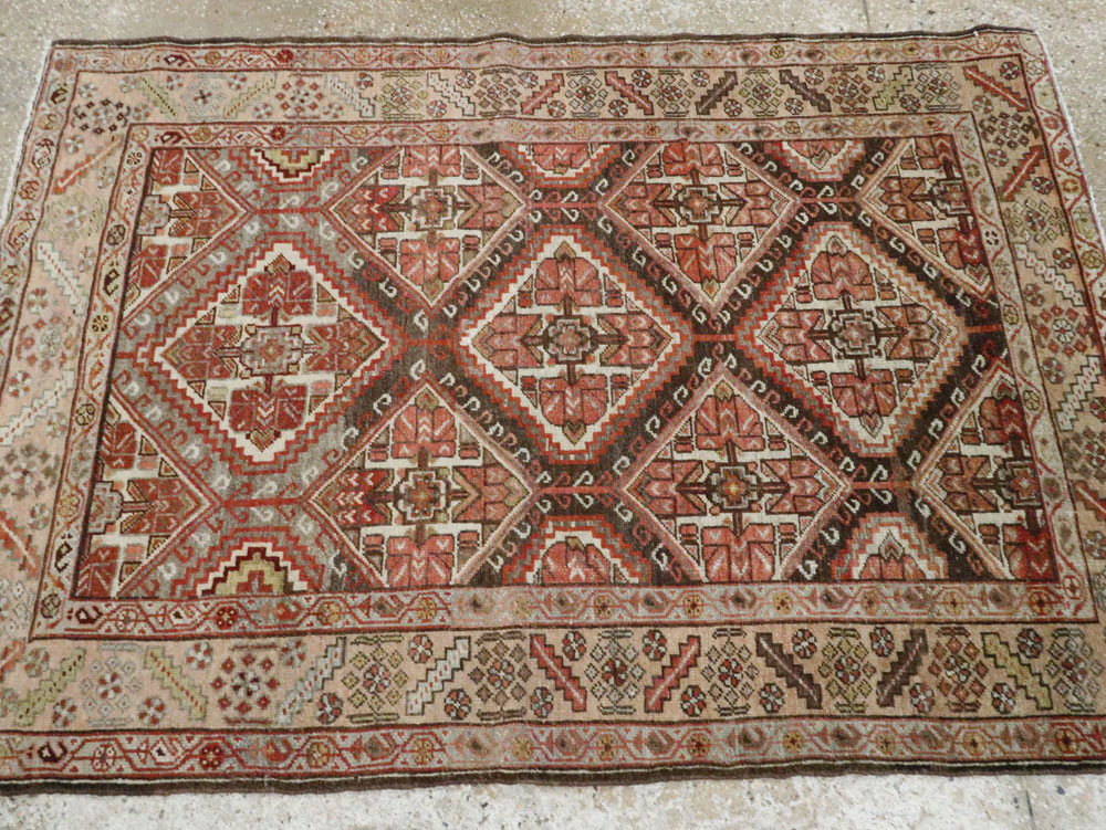 Vintage Persian Malayer Rug, No.22952 - Staging