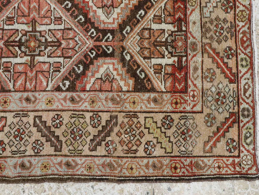 Vintage Persian Malayer Rug, No.22952 - Staging