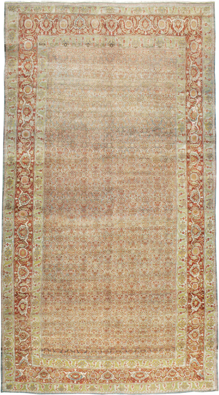 Antique Persian Bidjar Carpet, No.22953 - Staging