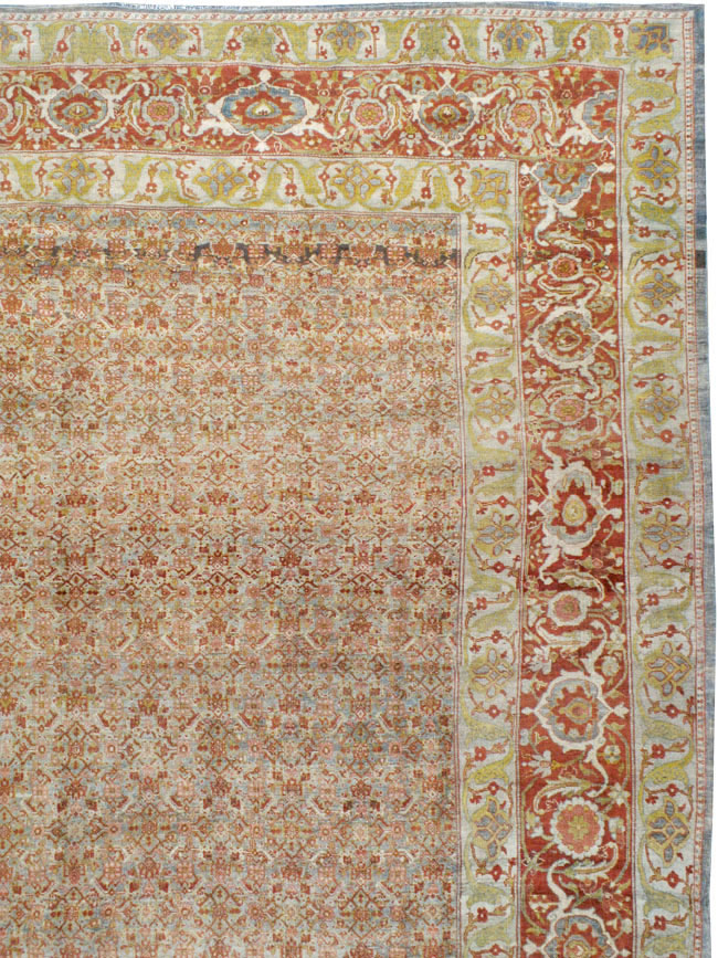 Antique Persian Bidjar Carpet, No.22953 - Staging