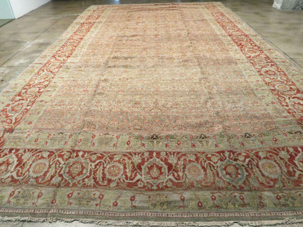 Antique Persian Bidjar Carpet, No.22953 - Staging
