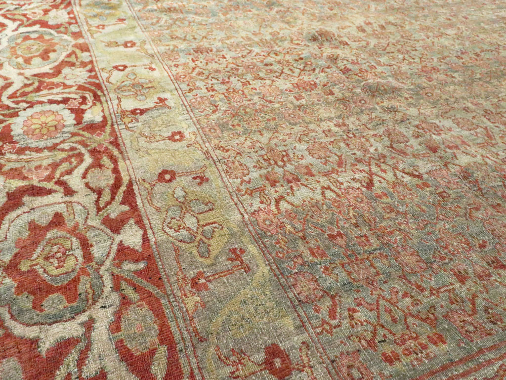 Antique Persian Bidjar Carpet, No.22953 - Staging