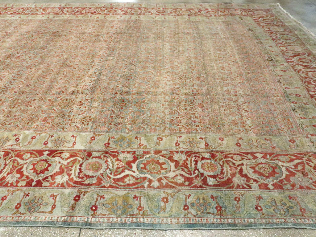 Antique Persian Bidjar Carpet, No.22953 - Staging