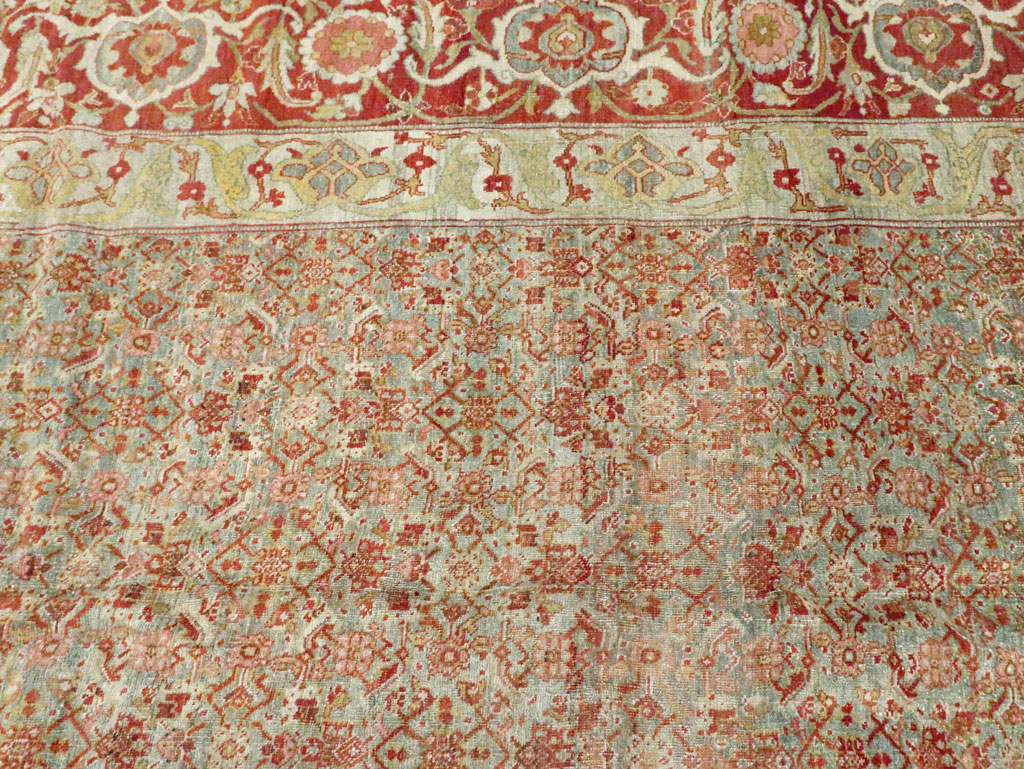 Antique Persian Bidjar Carpet, No.22953 - Staging