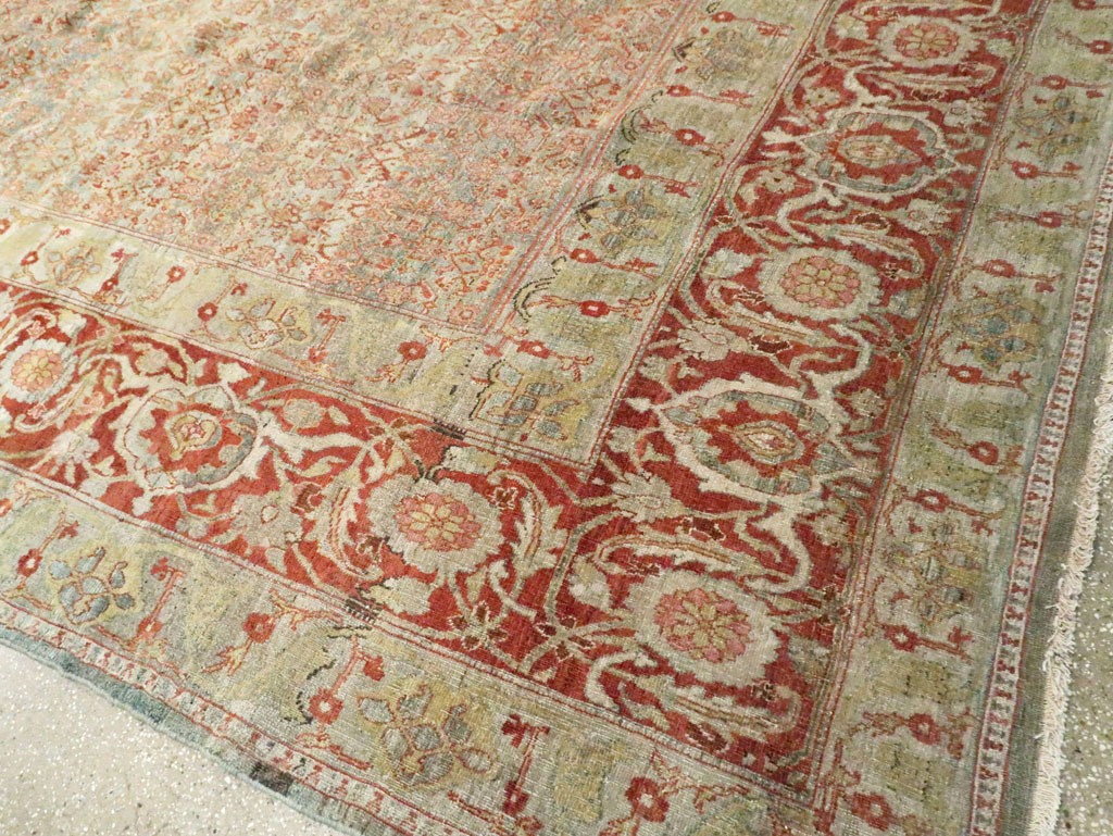 Antique Persian Bidjar Carpet, No.22953 - Staging