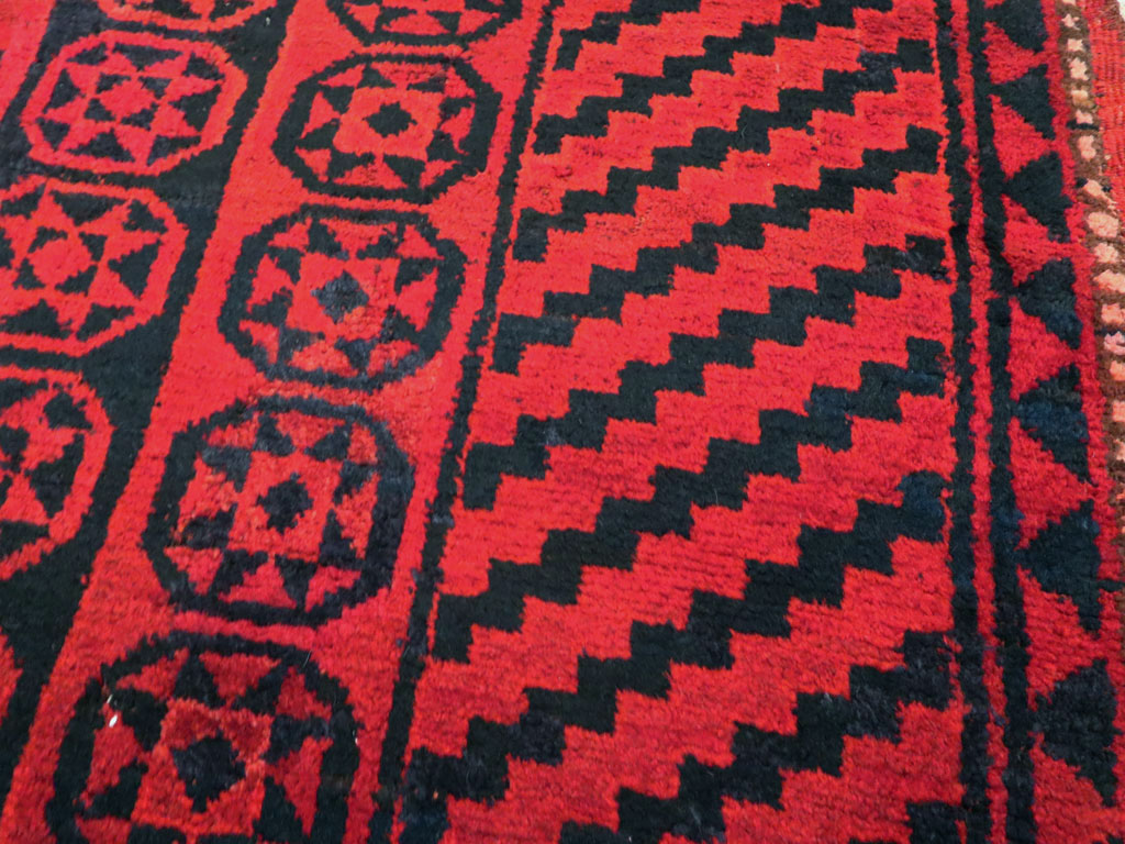 Antique East Turkestan Kirghiz Carpet, No.22958 - Staging