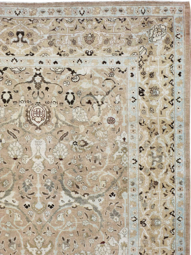 Antique Persian Tabriz Carpet, No.22960 - Staging