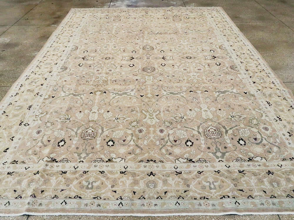Antique Persian Tabriz Carpet, No.22960 - Staging