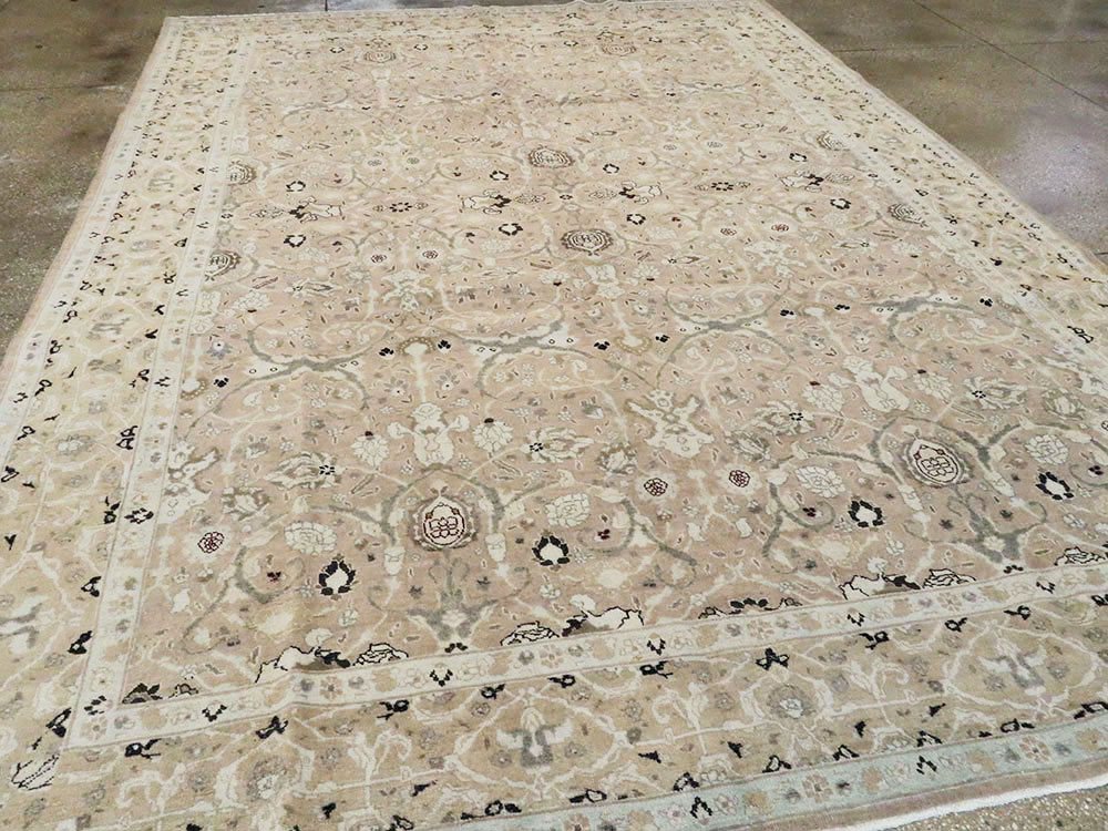 Antique Persian Tabriz Carpet, No.22960 - Staging