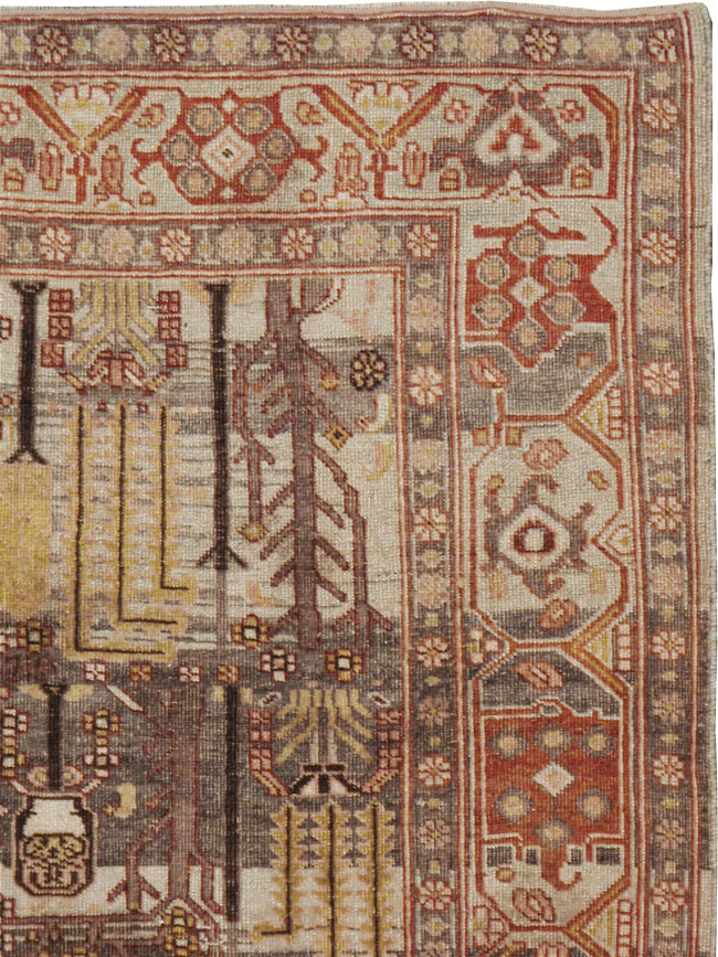 Antique Persian Bidjar Rug, No.22962 - Staging
