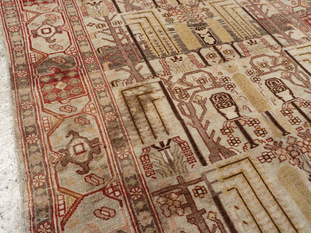 Antique Persian Bidjar Rug, No.22962 - Staging