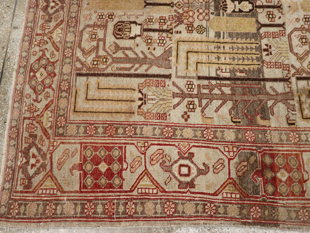 Antique Persian Bidjar Rug, No.22962 - Staging