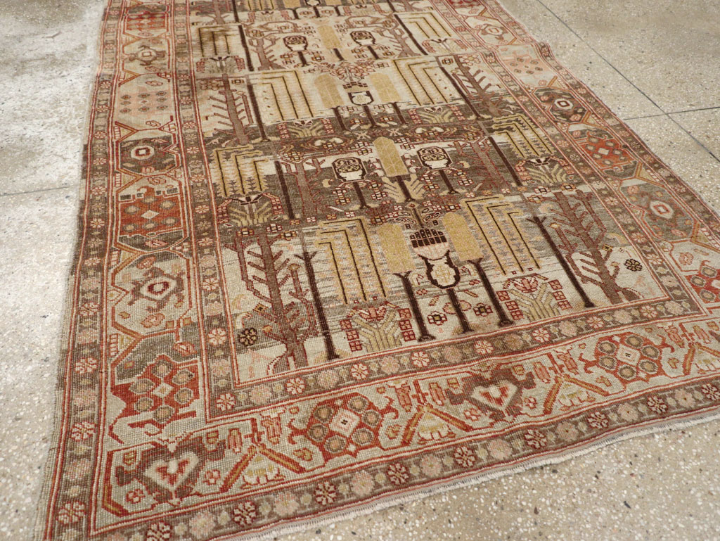 Antique Persian Bidjar Rug, No.22962 - Staging
