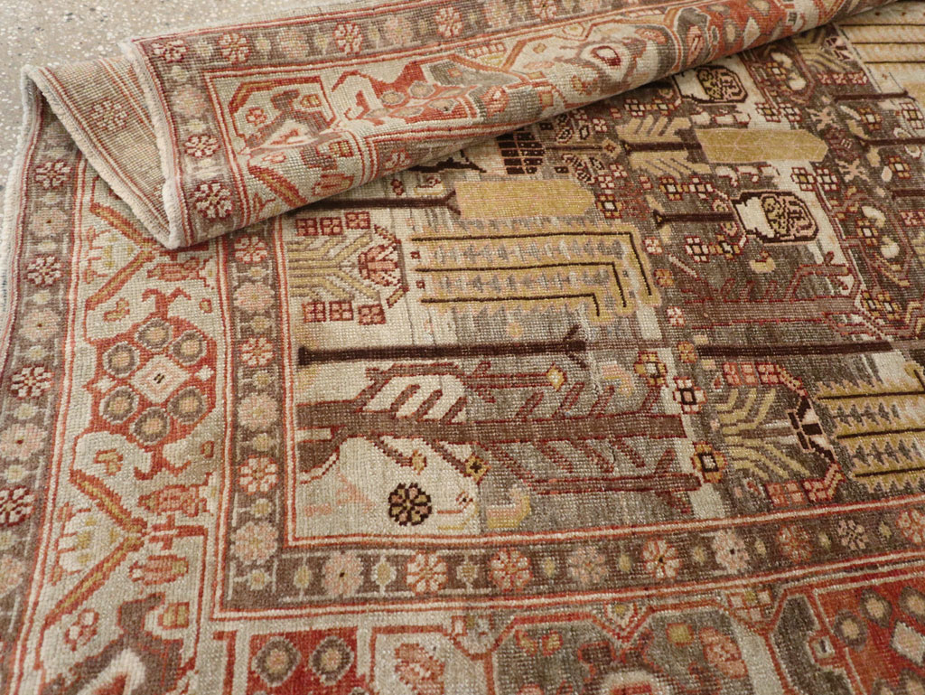 Antique Persian Bidjar Rug, No.22962 - Staging