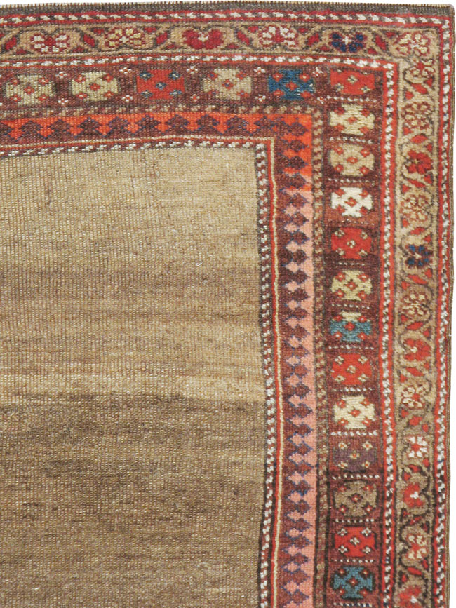 Antique Persian Kurdish Rug, No.22970 - Staging