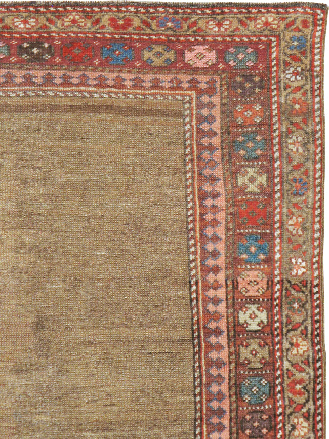Antique Persian Kurdish Rug, No.22970 - Staging