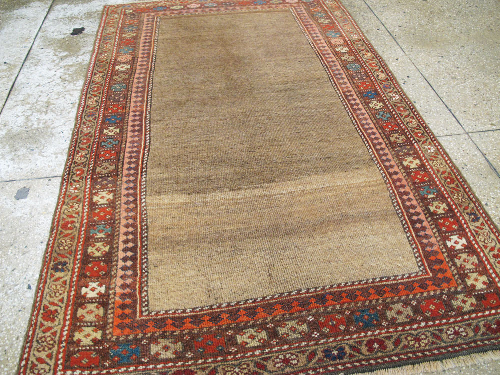 Antique Persian Kurdish Rug, No.22970 - Staging