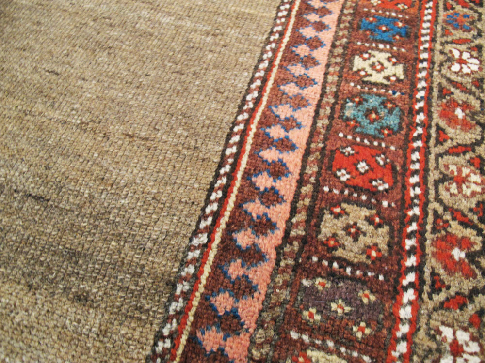 Antique Persian Kurdish Rug, No.22970 - Staging