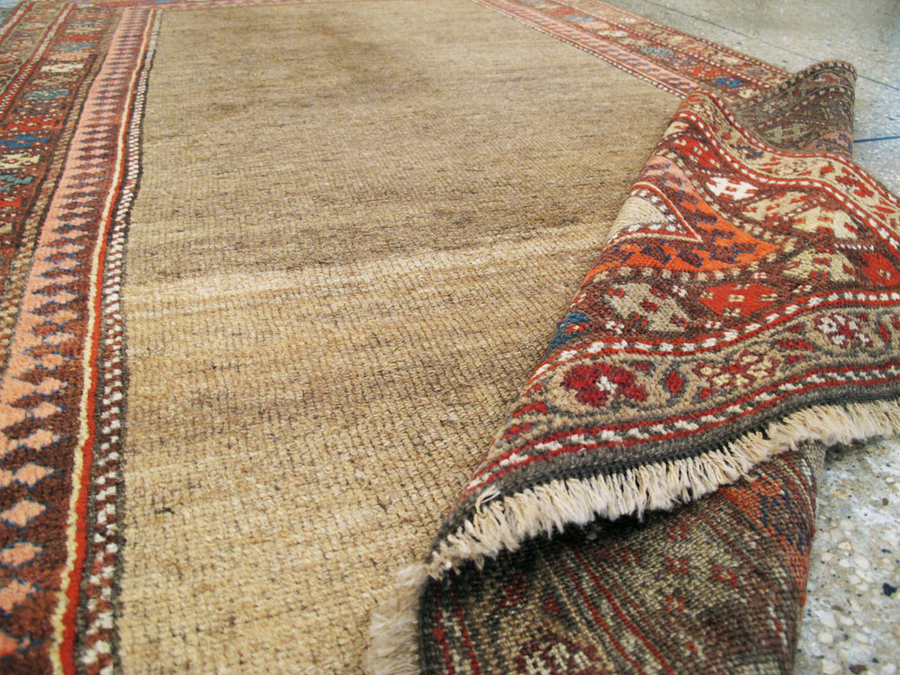 Antique Persian Kurdish Rug, No.22970 - Staging
