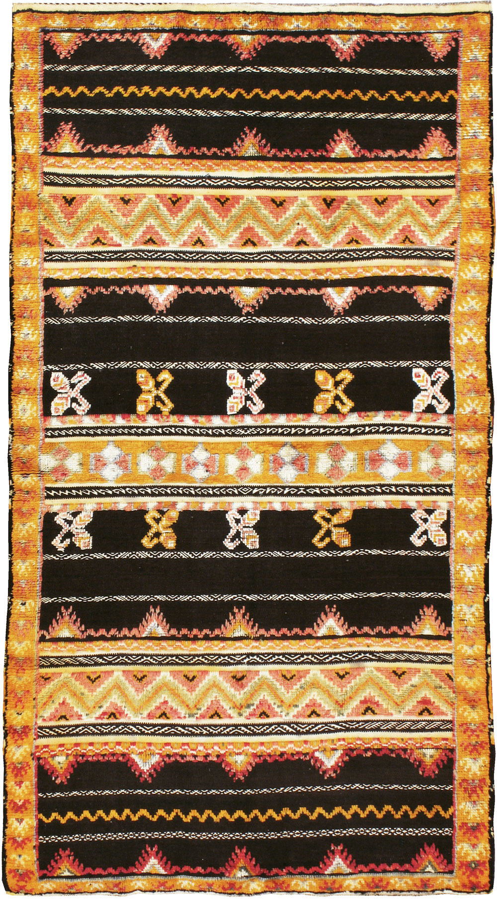Vintage Moroccan Rug, No.22974 - Staging