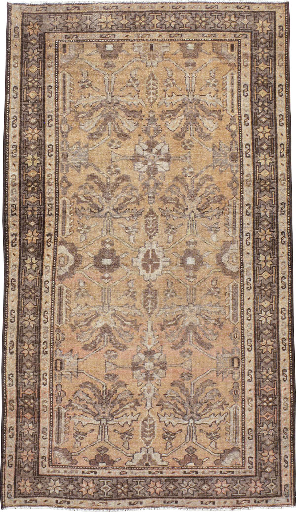 Vintage Persian Malayer Rug, No.22976 - Staging