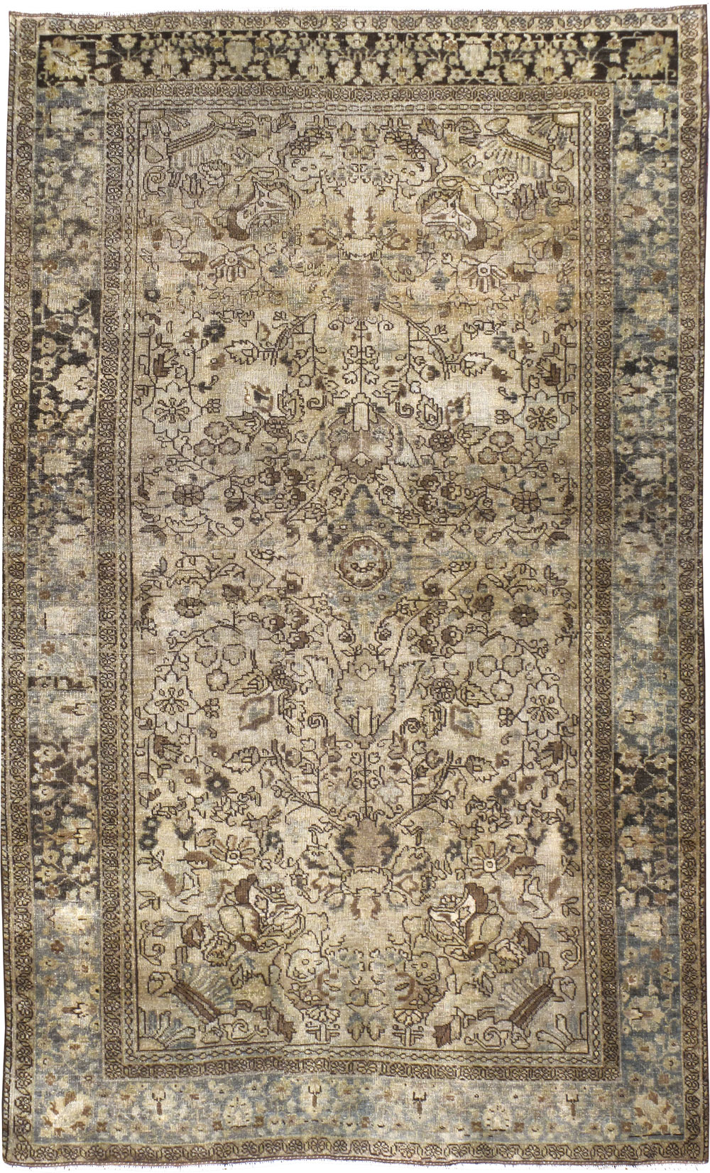 Antiuqe Persian Sarouk Fereghan Rug, No.22979 - Staging