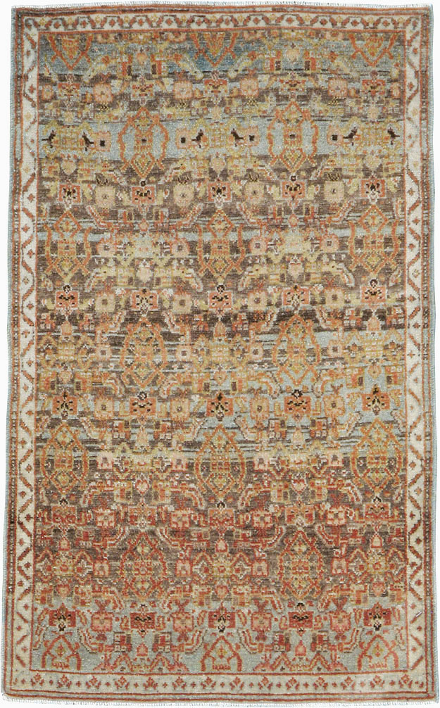 Vintage Persian Malayer Rug, No.22982 - Staging