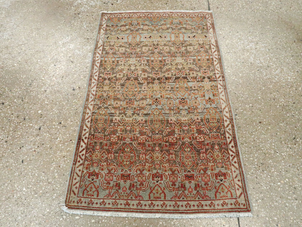 Vintage Persian Malayer Rug, No.22982 - Staging